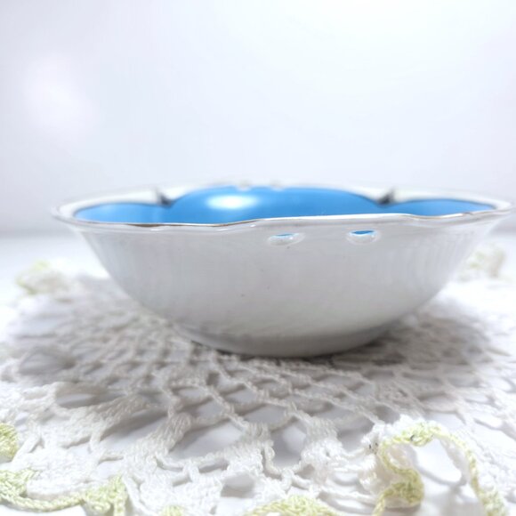 Noritake Bowl Hand Painted Bird and Flowers M Stamp Vintage Made in Japan - Picture 7 of 12